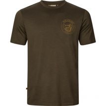 T-shirt Kurzarm Herren Harkila Game S/s - Willow Green Stag 1085501880018