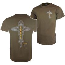 T-shirt Kurzärmlig Für Herren Vass Carp Rising - Kaki V1859/7/xl