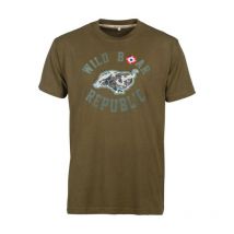 T-shirt Man Percussion Wild Boar Republic Courant 15204-kaki-san-3xl