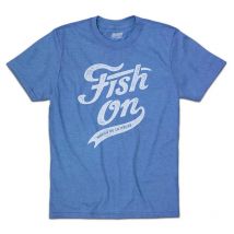 T-shirt Mangas Curtas Junior - Azul Cyril Chauquet Fish On Vintage - Bleu Tsjr-fishonvin-bleu-xs