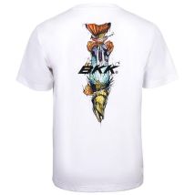 T-shirt Maniche Corte Uomo - Bianco Bkk Short Sleeve Casual Shirt - Brand Values Pike - Blanc Bf-sa-1282