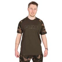 T-shirt Maniche Corte Uomo - Cachi/camo Fox Outline T-shirt - Kaki/camo Cfx276