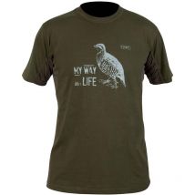 T-shirt Maniche Corte Uomo Hart Branded Gris/vert Xhbrpl