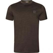 T-shirt Maniche Corte Uomo - Marone Harkila Base All Season - Marron 1004200440019