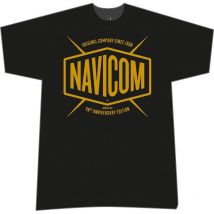 T-shirt Maniche Corte Uomo Navicom 2020 Anniversaire 40 Ans Arancione Na-nav20ts-40-s
