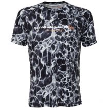 T-shirt Maniche Corte Uomo Savage Gear Night Uv Black Waterprint Svs73900