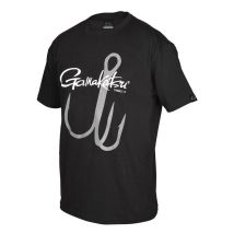 T-shirt Meski Z Krótkim Rekawem Gamakatsu G-hook T-shirts Treble 13 - Czarny 007285-01040-00000