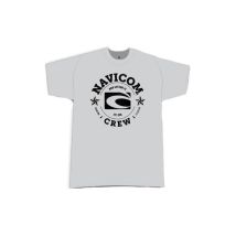T-shirt Meski Z Krótkim Rekawem Navicom Crew - Szary Na-nav19tsgris-m