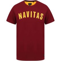 T-shirt Meski Z Krótkim Rekawem Navitas Sloe T-shirt - Burgundowy Nttt4828-s