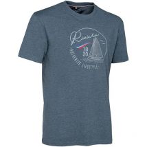 T Shirt Met Korte Mouwen Heren Ligne Verney-carron Riviera - Blauw Lvts010-bleu-(a)-m