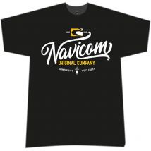 T-shirt Met Korte Mouwen Voor Mannen Navicom 2020 Wave - Noir Na-nav20ts-wav-l