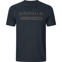 T-shirt Mit Kurzen Ärmeln Für Herren Harkila Logo S/s - Dark Navy 1050450010017