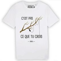 T-shirt Mit Kurzen Ärmeln Monsieur Pêcheur C'est Pas Ce Que Tu Crois Tshirtcestpascequetucrois-11