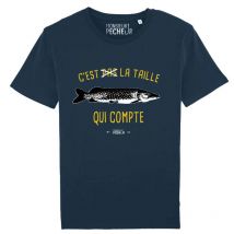 T-shirt Mit Kurzen Ärmeln Monsieur Pêcheur C'est Pas La Taille Qui Compte Tshirttaillebrochet-15