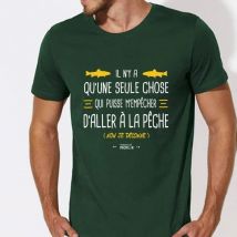 T-shirt Mit Kurzen Ärmeln Monsieur Pêcheur Il N'y A Qu'une Seule Chose Tshirtuneseulechose-21
