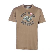 T-shirt Uomo - Beige Percussion Wild Boar Republic Sanglier Courant - Beige 15204-beig-san-l