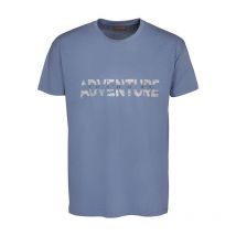 T-shirt Uomo Idaho Adventure 15188-bleu-pas-l