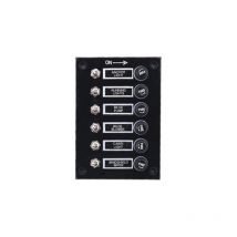 Tableau Electrique Plastimo Bakelite - 6 Interrupteurs 175530 - Pêcheur.com