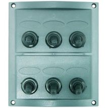 Tableau Etanche Euromarine Abs - 6 Interrupteurs Tableau - 6 Interrupteurs
