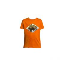 Tee Shirt Junior Bartavel Sangliers - Orange 4 Ans