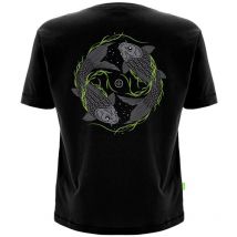 Tee Shirt Korte Mouwen Man - Zwart Kumu Tshirt Vortex - Noir 007530-00018-00300