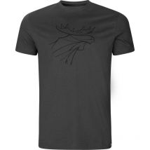 Tee Shirt Manches Courtes Harkila Graphic - Marron/phantom - Par 2 Xl