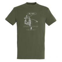 Tee Shirt Manches Courtes Homme Bartavel Nature T1162 - Kaki Xl
