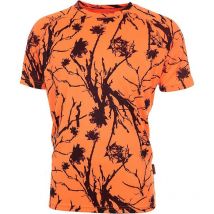 Tee Shirt Manches Courtes Homme Bartavel Respirant Diego - Orange Camo Xl