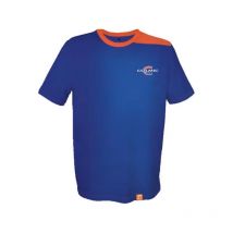 Tee Shirt Manches Courtes Homme Colmic - Bleu/orange Xxxxl - Pêcheur.com