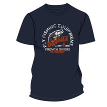 Tee Shirt Manches Courtes Homme Devaux Academy - Marine L - Pêcheur.com