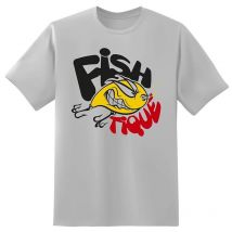 Tee Shirt Manches Courtes Homme Fishxplorer Fishtique - Gris Xl