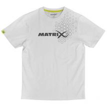 Tee Shirt Manches Courtes Homme Fox Matrix White Hex Print T-shirt - Blanc S - Pêcheur.com