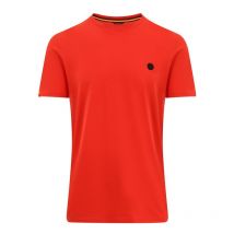 Tee Shirt Manches Courtes Homme Guru Semi Logo Tee - Rouge L - Pêcheur.com