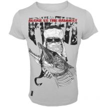 Tee Shirt Manches Courtes Homme Hot Spot Design Piker - Gris Taille Xl