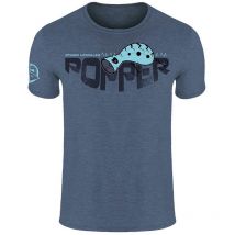 Tee Shirt Manches Courtes Homme Hot Spot Design Popper - Bleu M