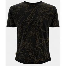 Tee Shirt Manches Courtes Homme Kumu Contour - Noir Xxxl - Pêcheur.com