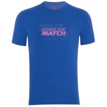 Tee Shirt Manches Courtes Homme Mainline Match Tee - Bleu Xxl