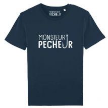 Tee Shirt Manches Courtes Homme Monsieur Pêcheur Monsieur Pêcheur - Marine L
