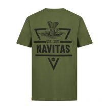 Tee Shirt Manches Courtes Homme Navitas Diving - Kaki Xl - Pêcheur.com