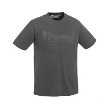 Tee Shirt Manches Courtes Homme Pinewood Outdoor Life - Anthracite S