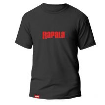 Tee Shirt Manches Courtes Homme Rapala Black Red Logo T-shirt - Noir M
