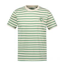 Tee Shirt Manches Courtes Homme Sensas Faguo Lugny - Ecru/vert L - Pêcheur.com