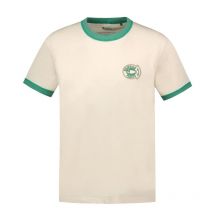 Tee Shirt Manches Courtes Homme Sensas Faguo Massoury - Ecru L - Pêcheur.com