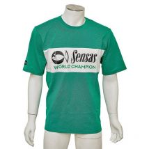 Tee Shirt Manches Courtes Homme Sensas Fashion Club - Vert/blanc Xxl