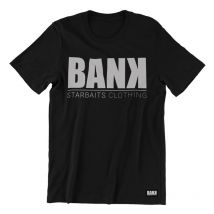 Tee Shirt Manches Courtes Homme Starbaits Bank - Noir S - Pêcheur.com