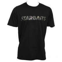 Tee Shirt Manches Courtes Homme Starbaits Tee-shirt Black Camo S - Pêcheur.com