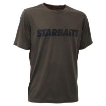 Tee Shirt Manches Courtes Homme Starbaits Green & Black S - Pêcheur.com