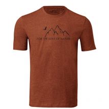 Tee Shirt Manches Courtes Homme Swarovski Montagne - Orange Xxl