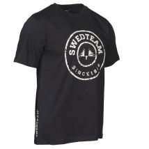 Tee Shirt Manches Courtes Homme Swedteam Ultra - Noir Xs