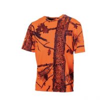 Tee Shirt Manches Courtes Homme Treeland Fire T001 - Orange S